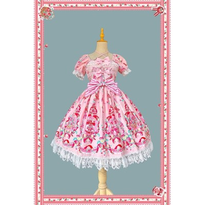 Infanta Little Strawberry Chef One Piece(4 Colours)